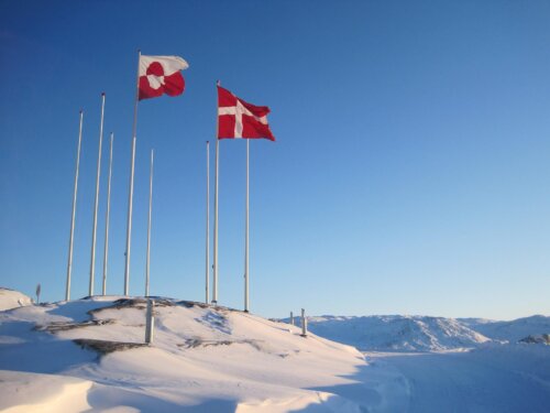 Dänemark Flagge Grönland