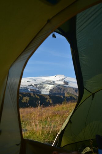 Eyjafjallajökull: Camping