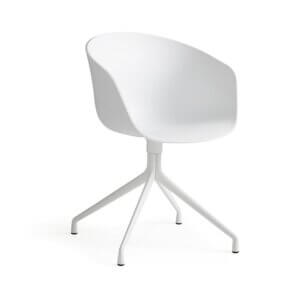 Hay Kollektionen About A Chair Aluminium Weiß