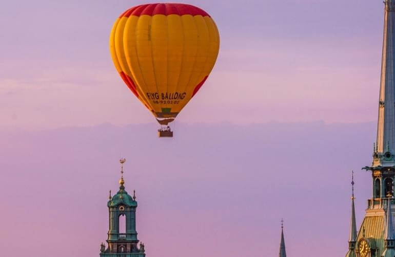 Heißluftballonfahrt in Stockholm 1