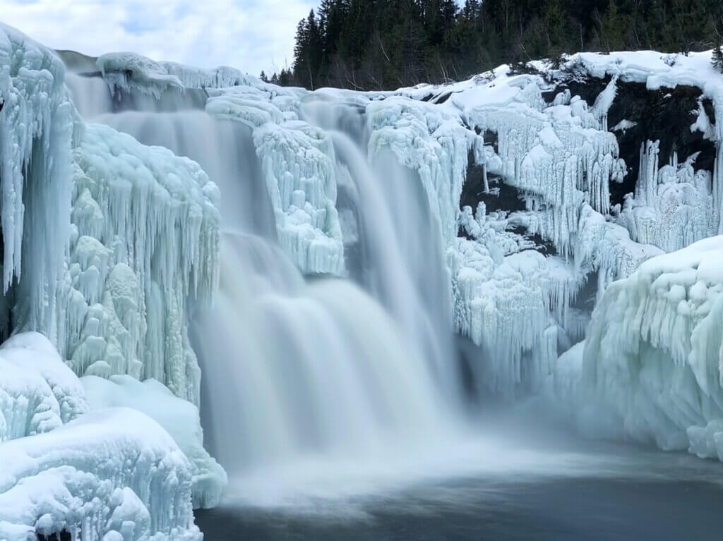 Jämtland Impressionen Natur Wasserfall