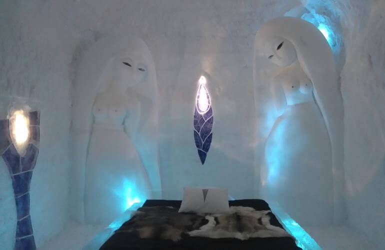 Schneemobilausflug zum Eishotel von Kiruna aus 6