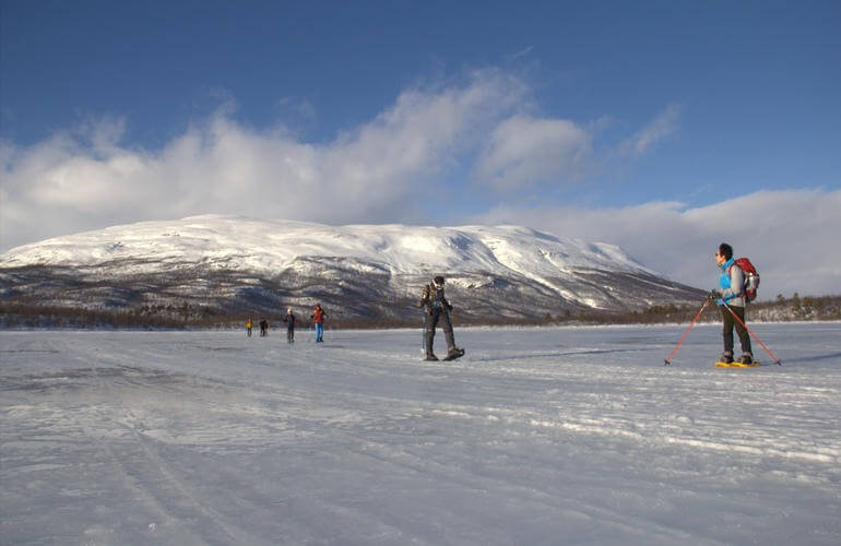 Schneeschuhwanderungen in Kiruna 10