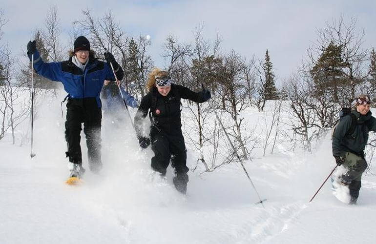 Schneeschuhwanderungen in Kiruna 3
