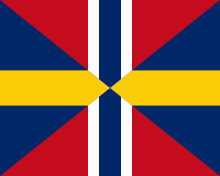 Schweden-Flagge Unionsgösch