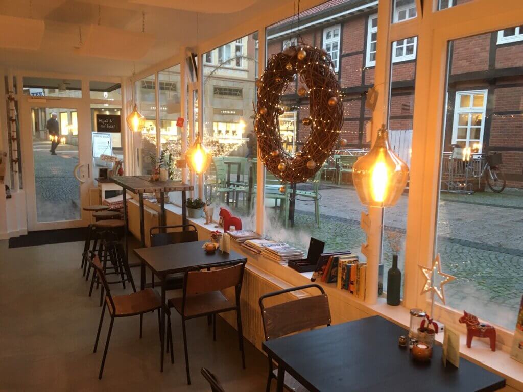 Skandinavische Cafés: Café Saltkråkan Stade Innenbereich