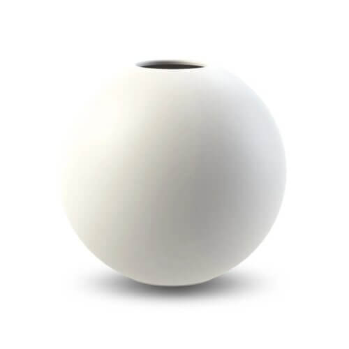 Cooee: Ball Vase white